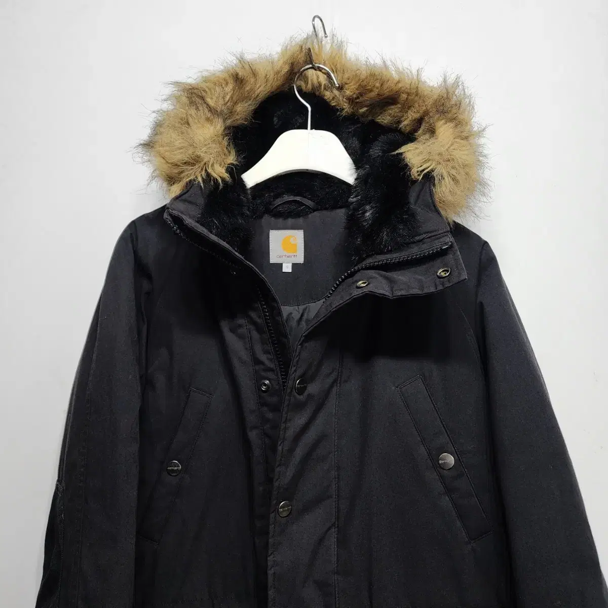 칼하트 CARHARTT 트래커 파카 패딩 점퍼 자켓 블랙 S