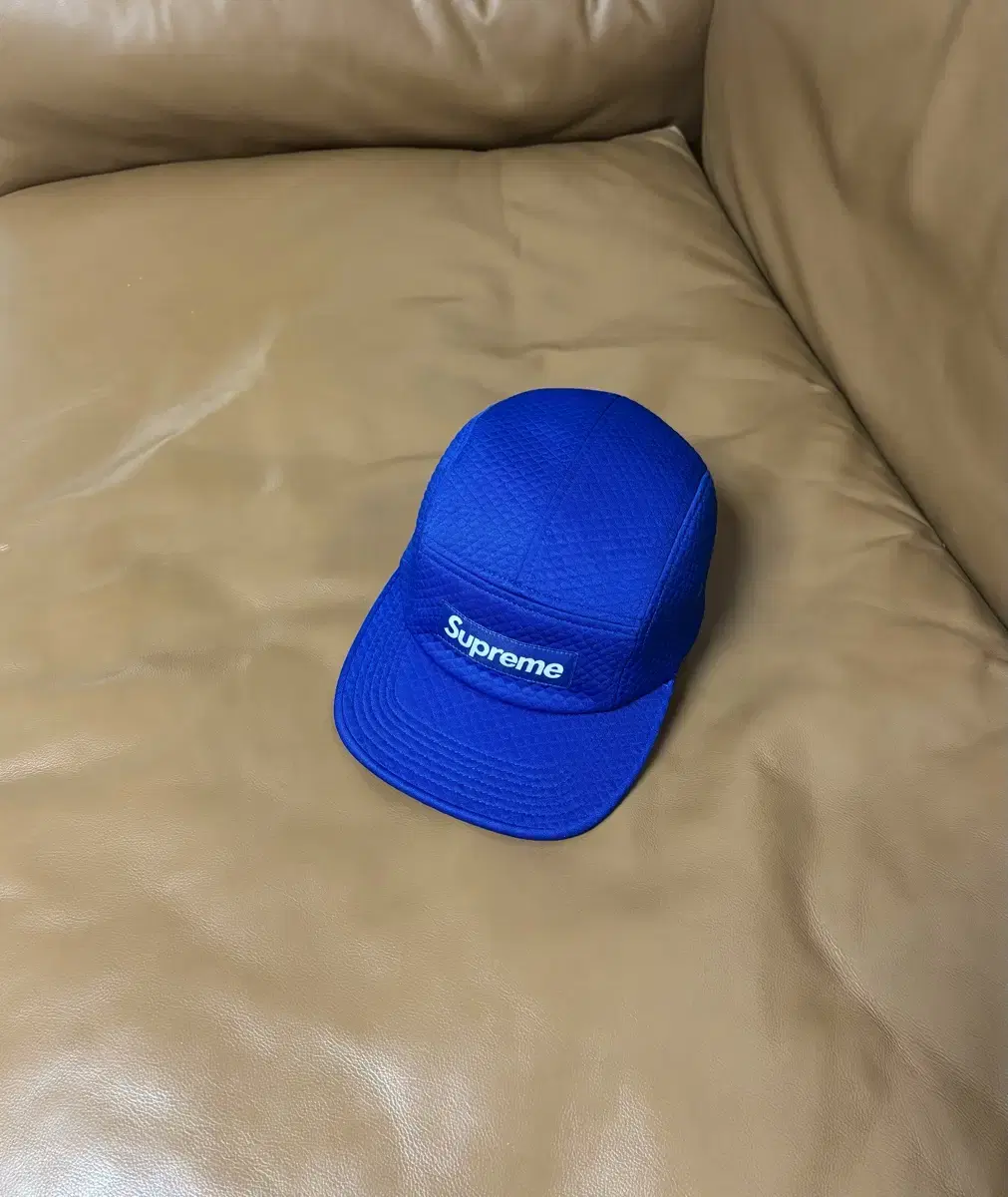 Supreme 슈프림 캠프캡 모자 (Royal Blue)