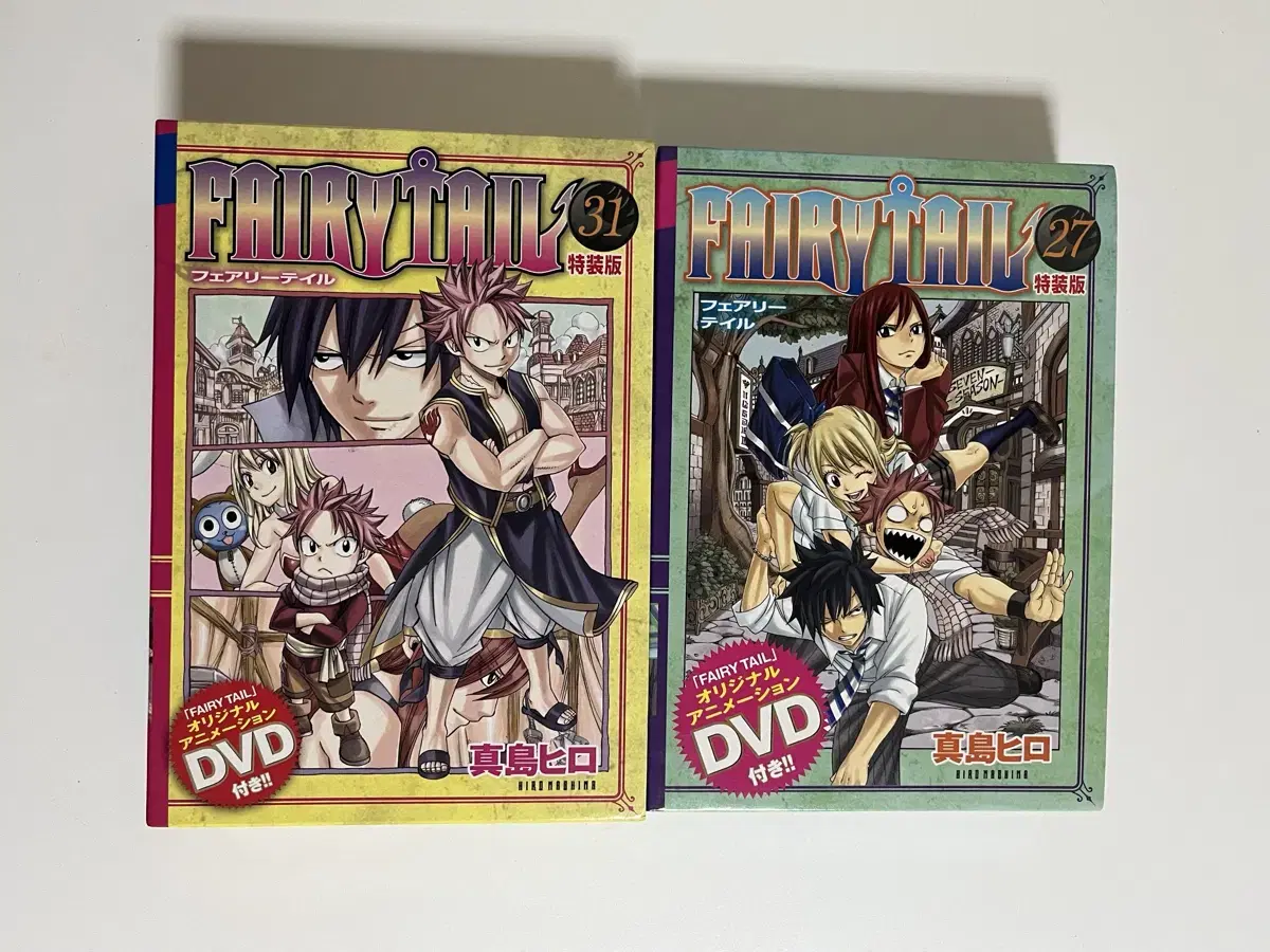 Fairy Tail volumes 27 and 31 manga limited edition pre-order benefit First edition appendices