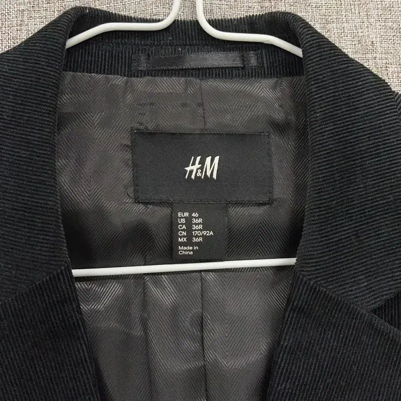 에이치앤엠 H&M 코듀로이 골덴 블레이저 자켓 90 K05270