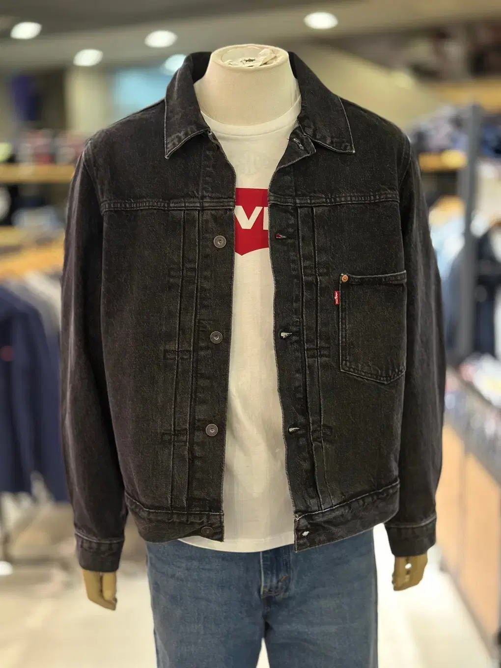 [New] Levi's Type 1 Trekker Jacket L Ebony Blue