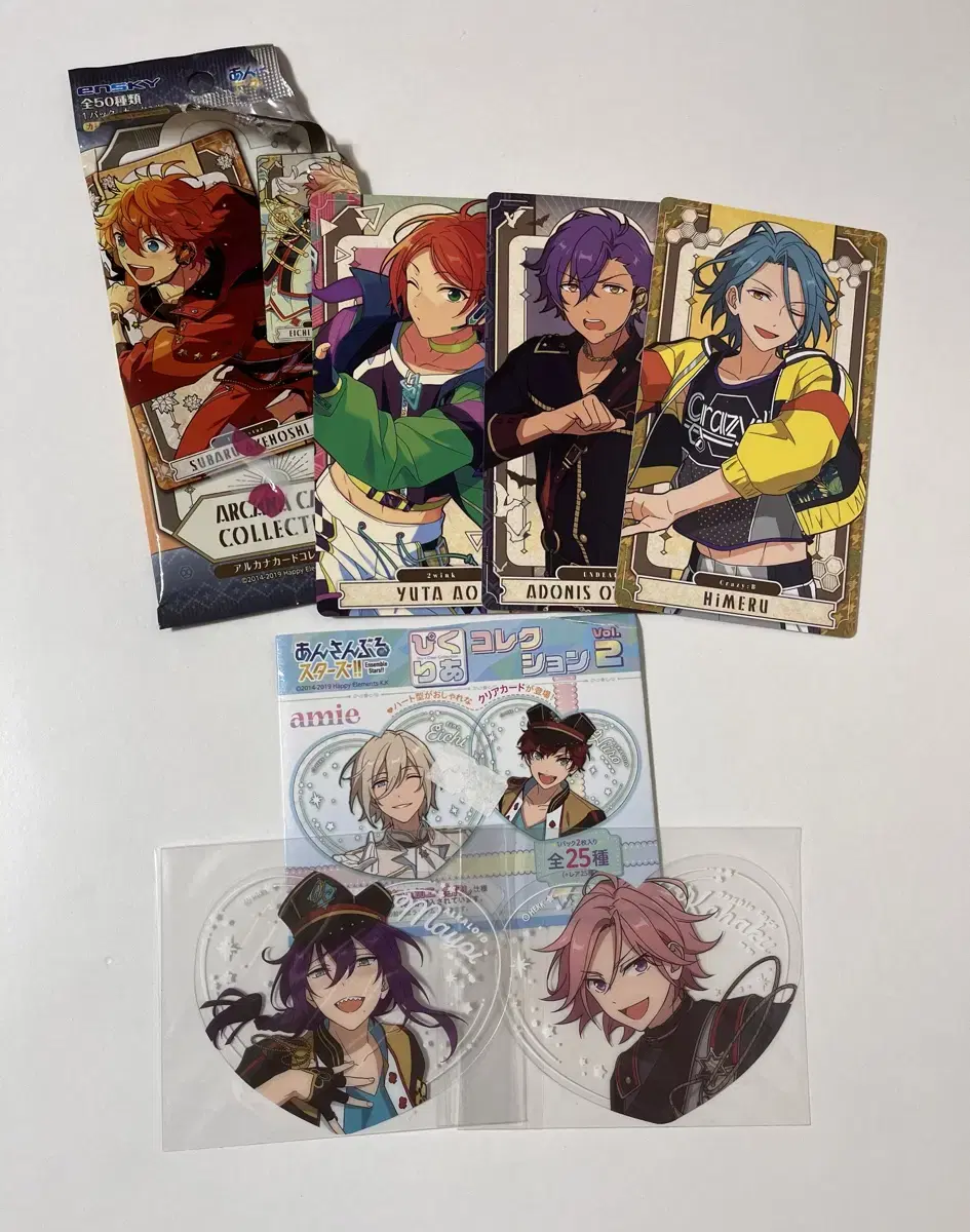 Angsta Mayoi Kohaku Uuta Adonis Himeru Arcana kard Pakuria