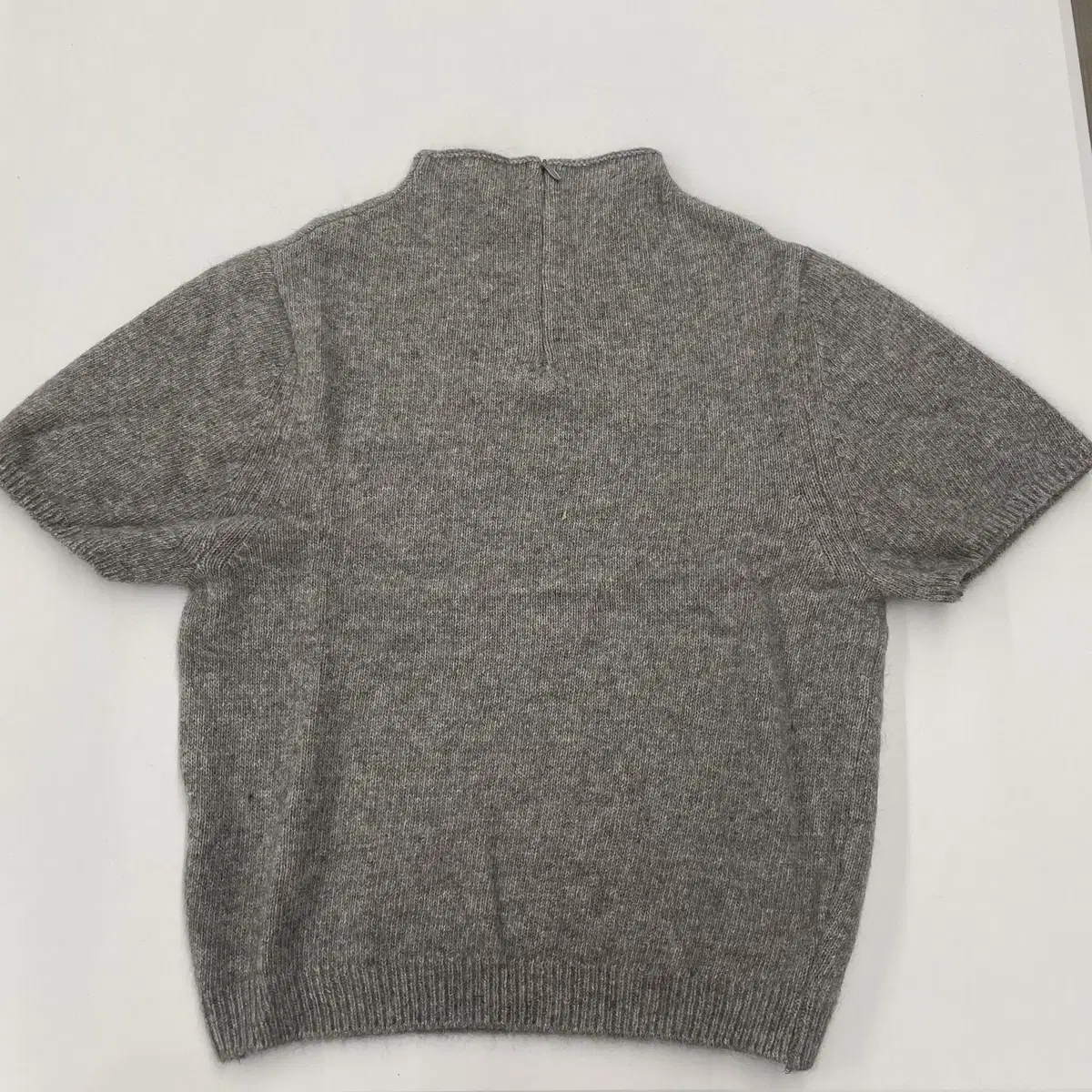 노운베러 Raccoon soft high neck knit_Gray