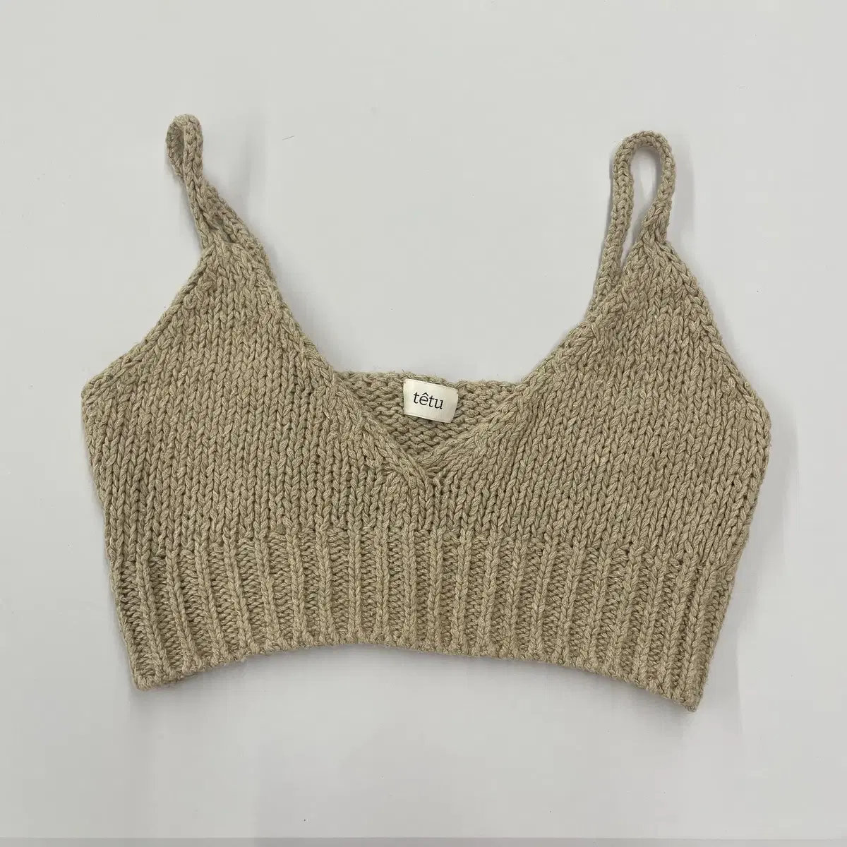 떼뚜 handmade bustier (oatmeal) [1회착용]