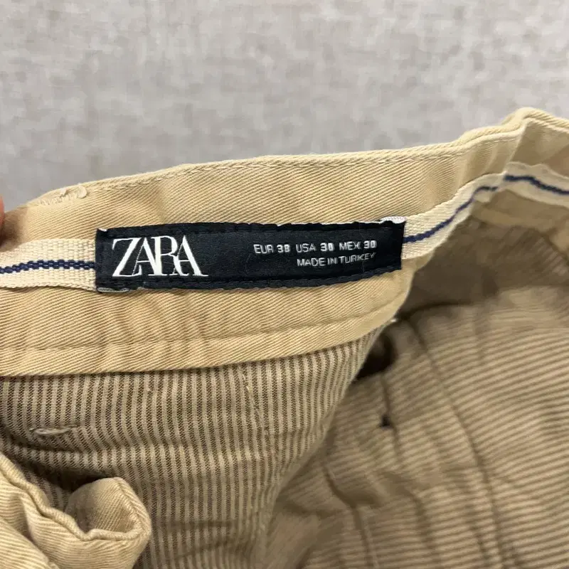 자라 ZARA 와이드핀턱 코튼팬츠 면바지 30인치 K05279