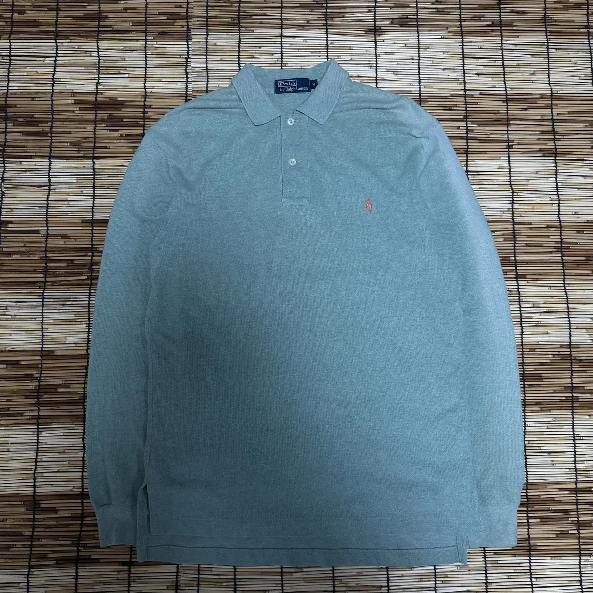 Polo Turquoise kara Long Sleeve Tee (Wash) M