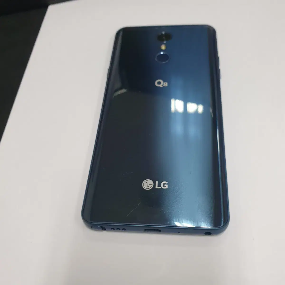 195909 LG Q8(2018) SK 블루64기가 무잔상 액정SS급추천