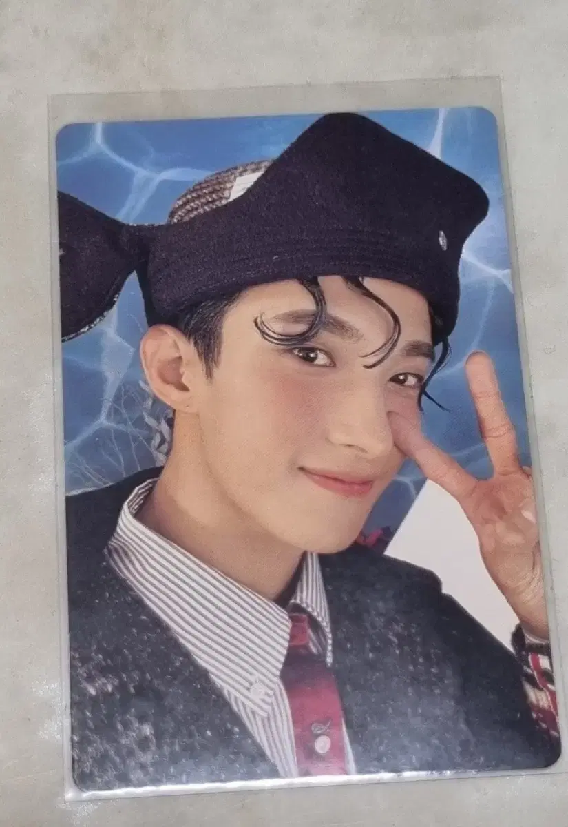 Seventeen best album whale hat dk photocard