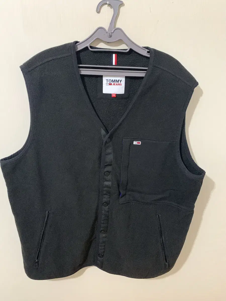 Tommy Jins Polar Fleece Vest Black XXL