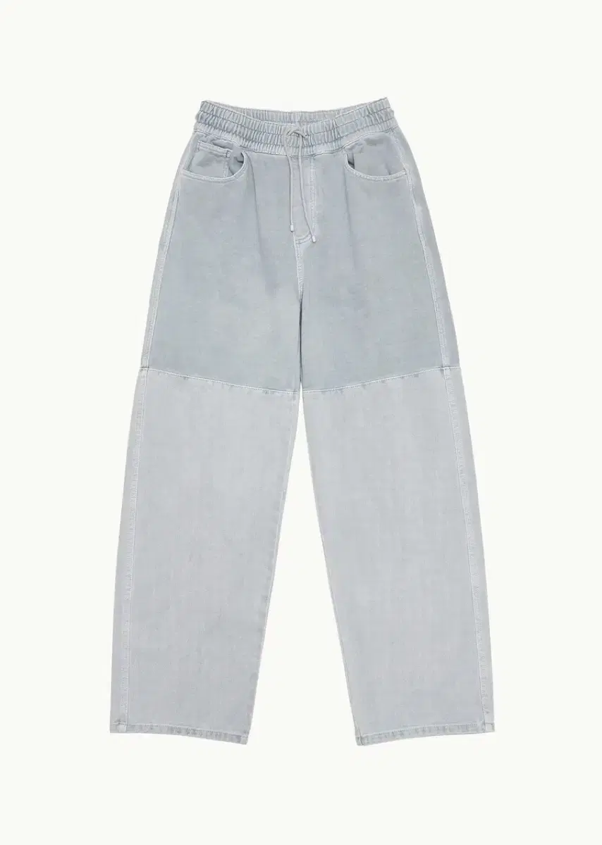 아모멘토 Amomento DRAWSTRING DENIM PANTS (BL