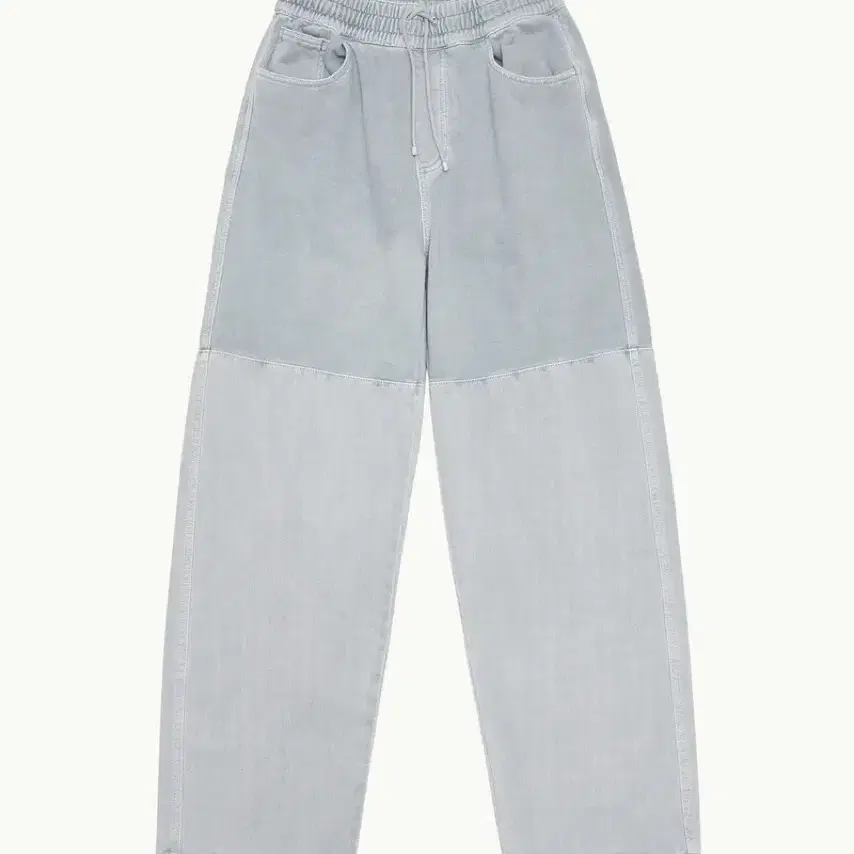 아모멘토 Amomento DRAWSTRING DENIM PANTS (BL