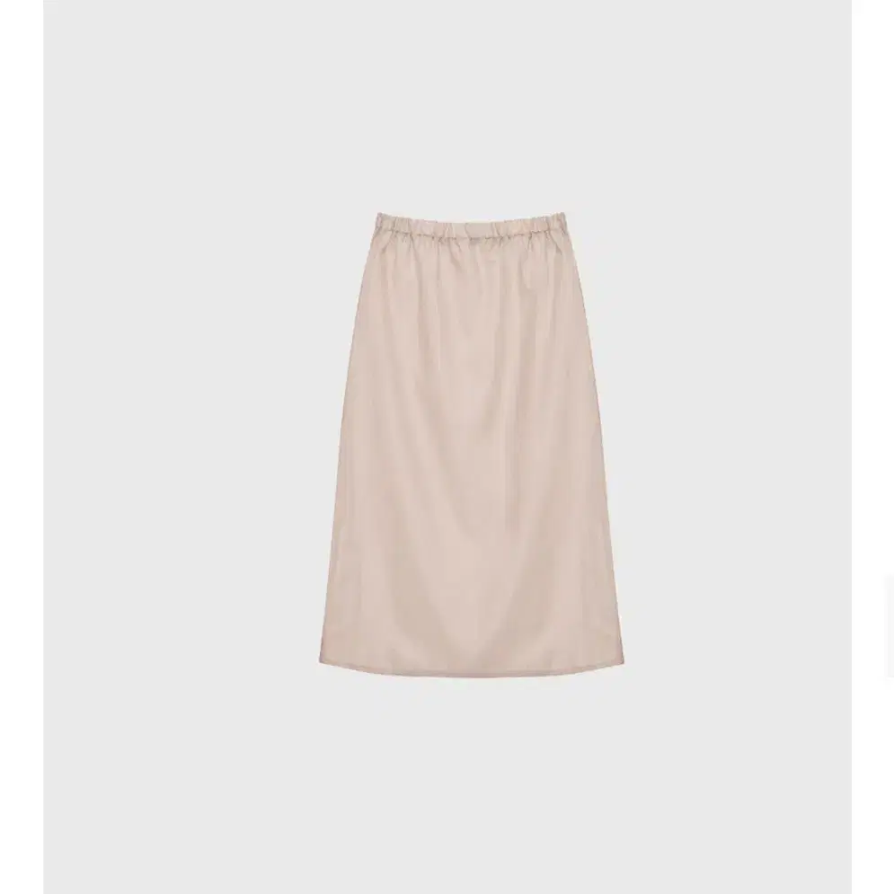 모노하 monoha sheer wrap skirt peach