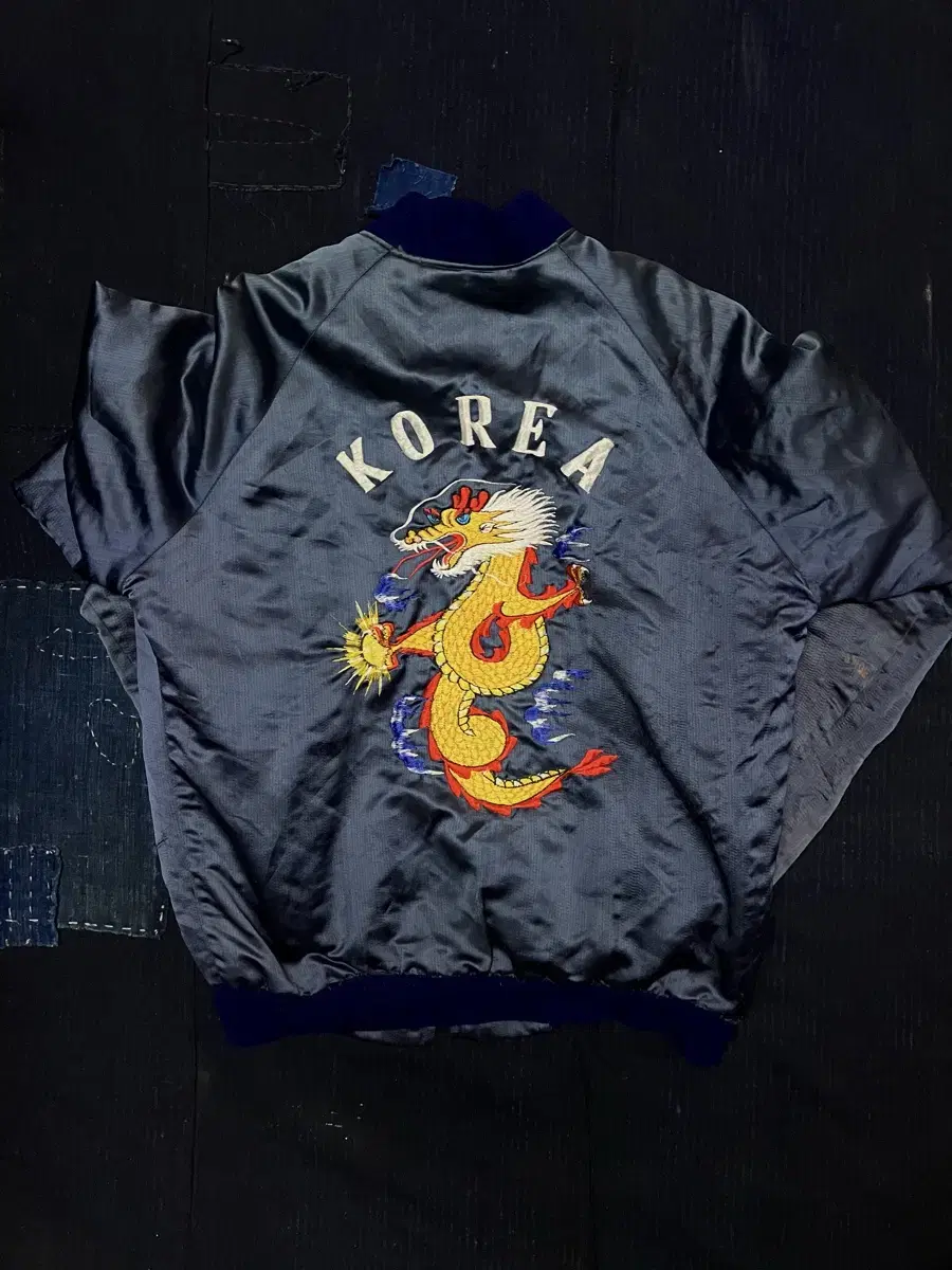 7,80s Yurimsa Korea Embroidered Souvenir Jacket 100-103