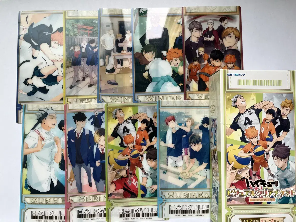 Haikyuu Visual Clear Ticket Card