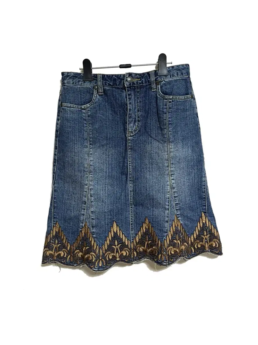 Vintage Jeans Skirt Jeans Skirt Mori Girl Hippie Y2K