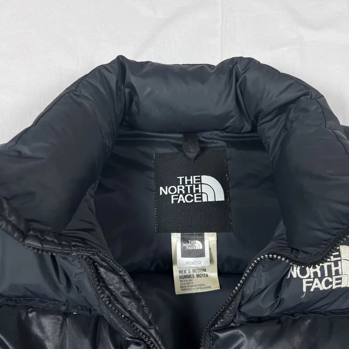 노스페이스 tnf north face 로고 눕시700 구스다운 패딩