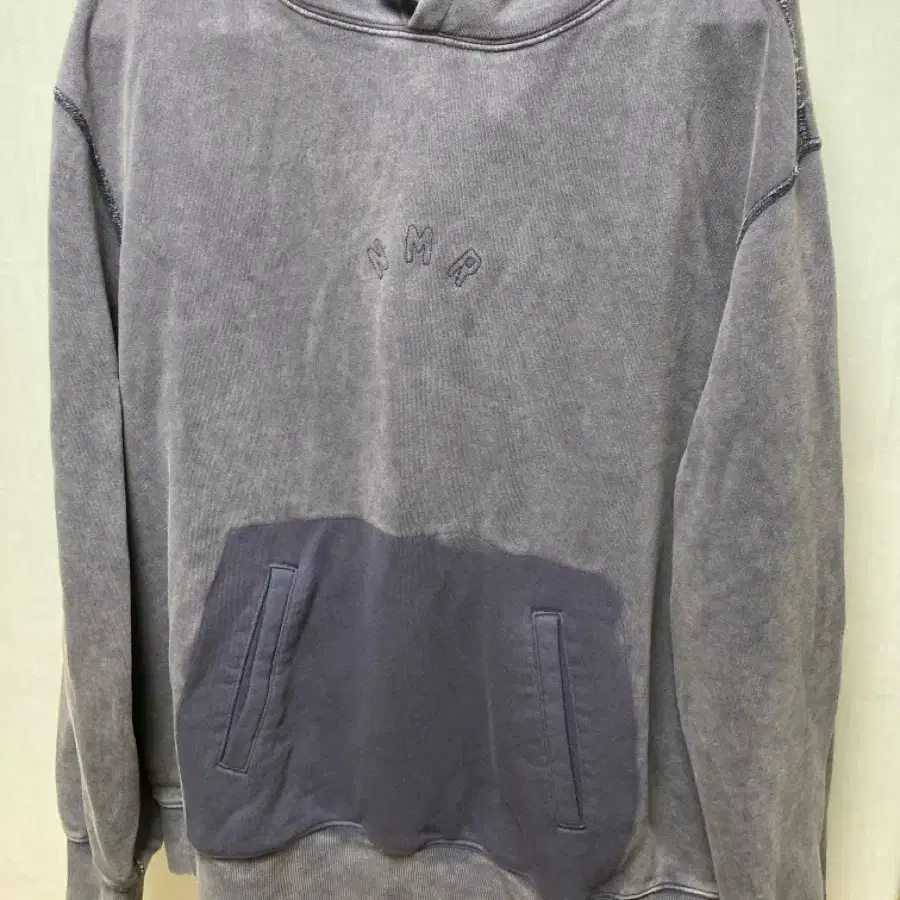 네이머클로딩 WASHED FAKE POCKET HOODIE XL 팝니다