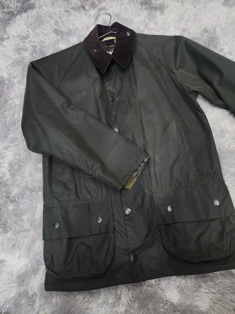 Barbour Waxed Jacket Olive Greenm