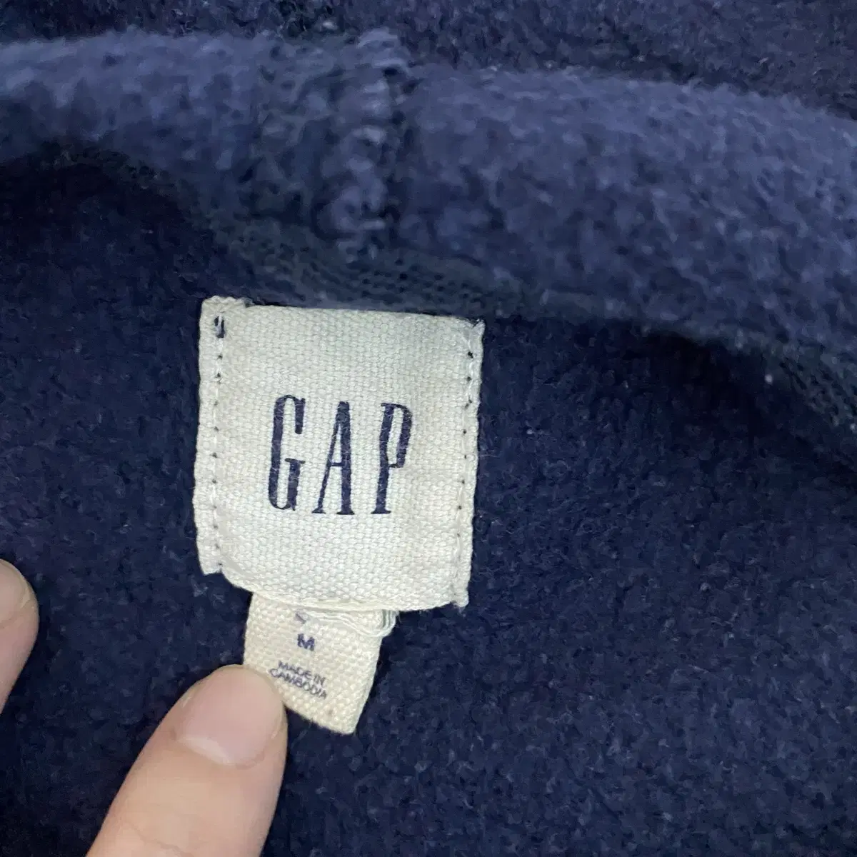 GAP 갭 기모 후드티