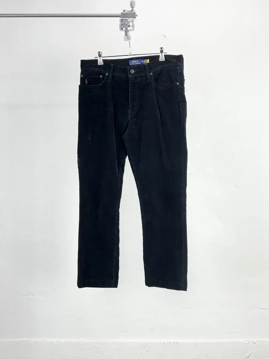 Polo Ralph Lauren Black Grey Pony Corduroy Pants