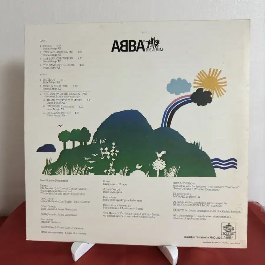 (민트급알판) ABBA - The album Lp