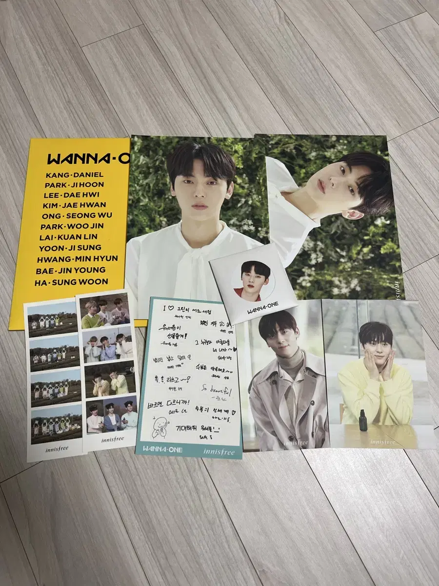 Wanna One hwang minhyun innisfree