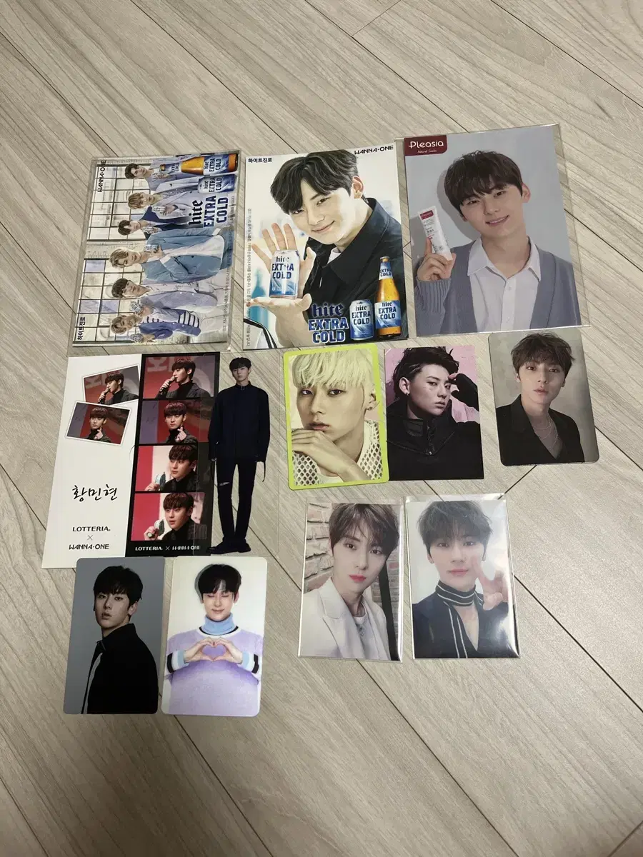 nu'est wanna one hwang minhyun photocard in bulk