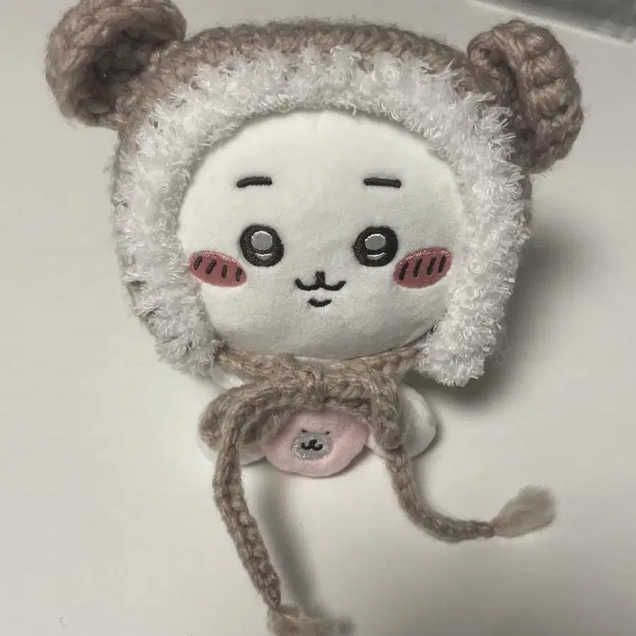 20cm 15cm 인형 뜨개 옷 모자 곰돌이 귀도리 가방