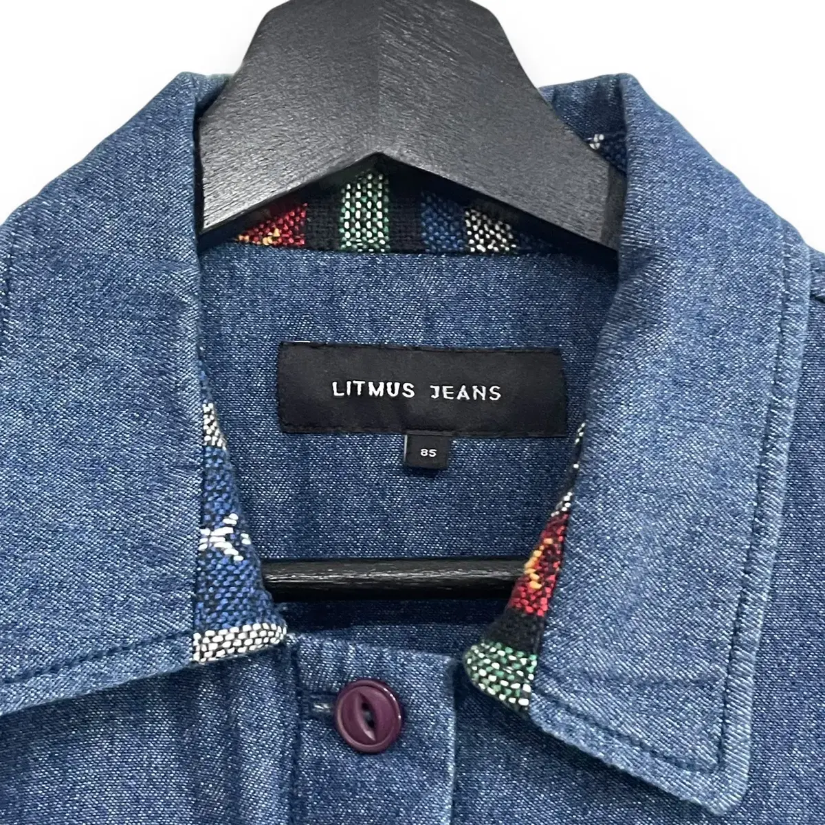 만원샵 Litmus jeans 포켓 데님셔츠