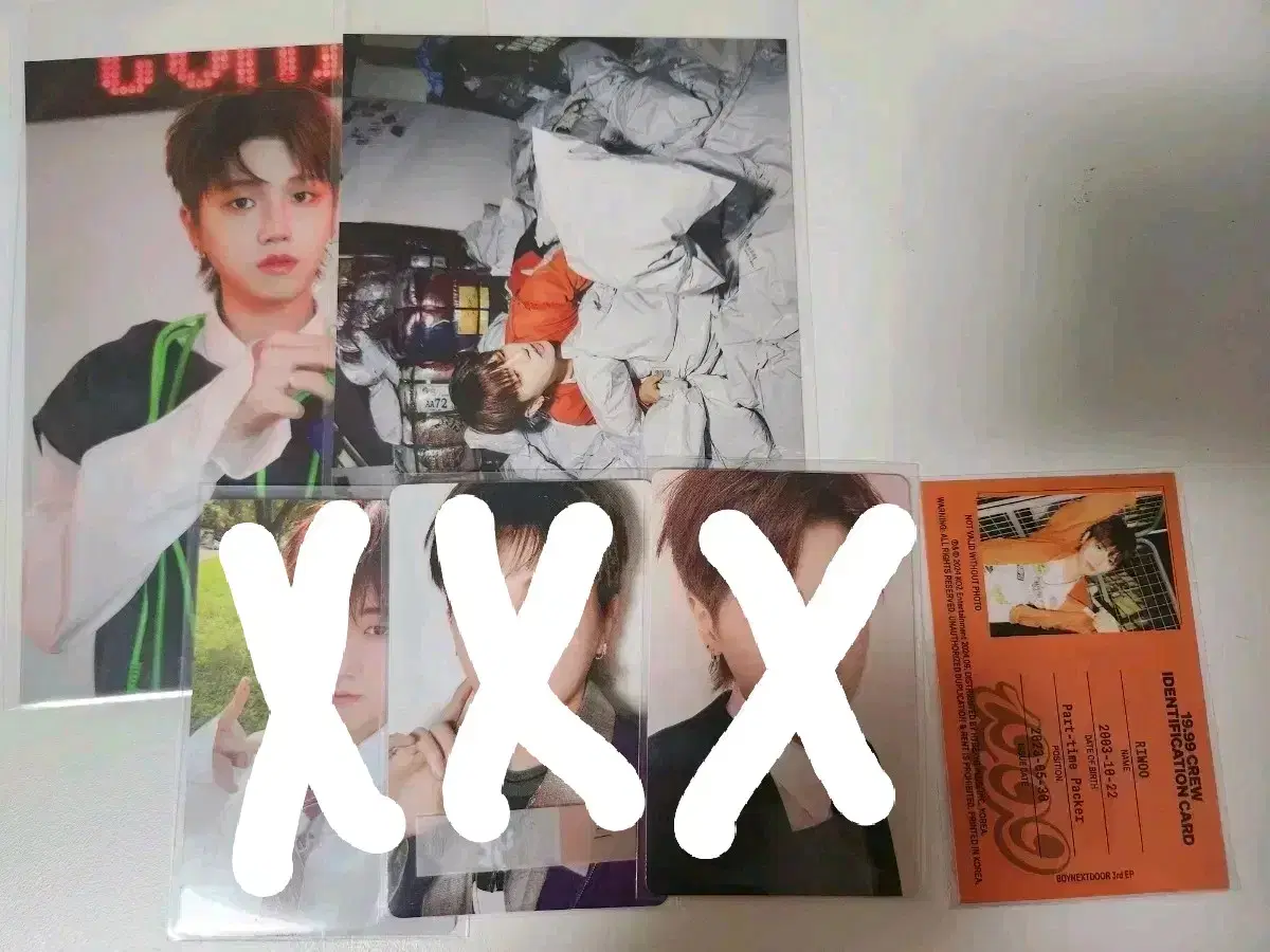 Boynextdoor riwoo m2u ld,19.99 album photocard and postcard