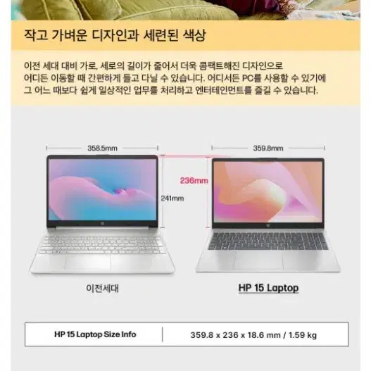 미개봉 HP 2024 노트북 15 라이젠5 15-FC0223AU