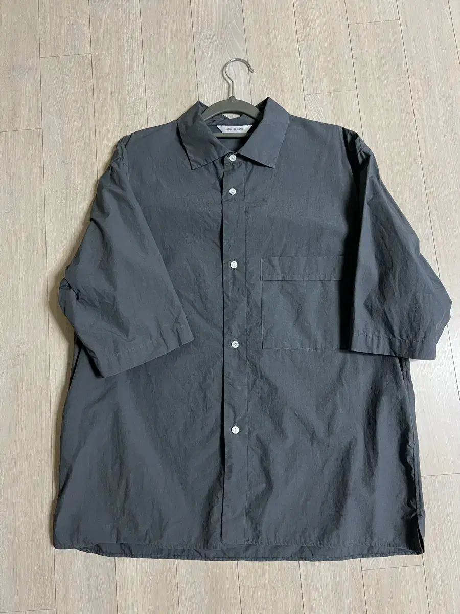 [1] Steel By Hand Half Sleeve Shirt Gray