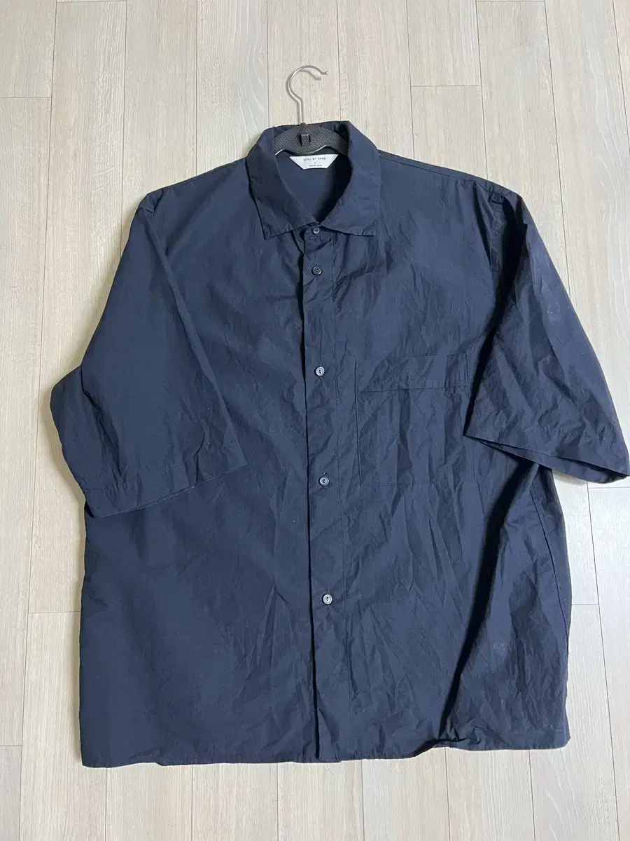 [1] Steel By Hand Half Sleeve Shirt Navy