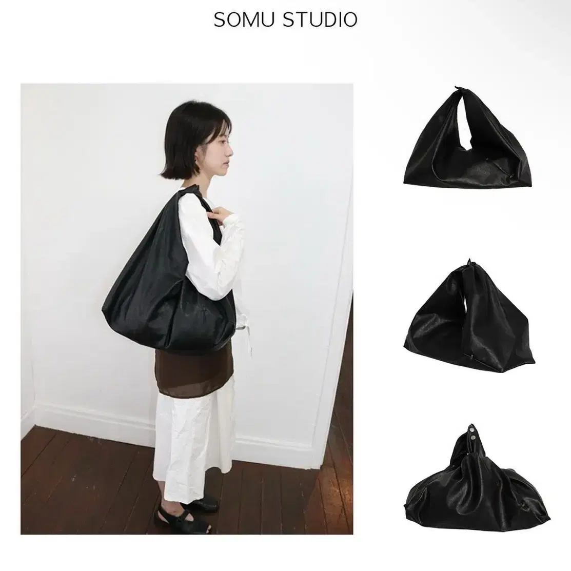 SOMU borigami bag_ black