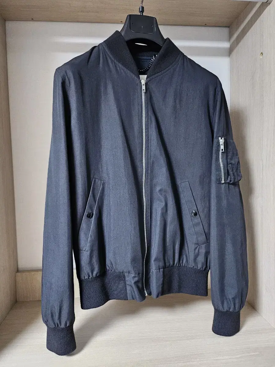 Sandro Black Bomber Bloomjong M