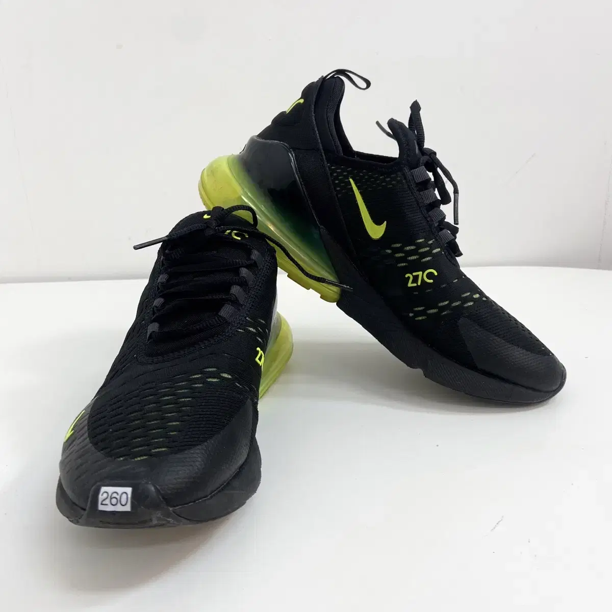 나이키 에어맥스 270 블랙볼트 260mm Nike Air Max 270