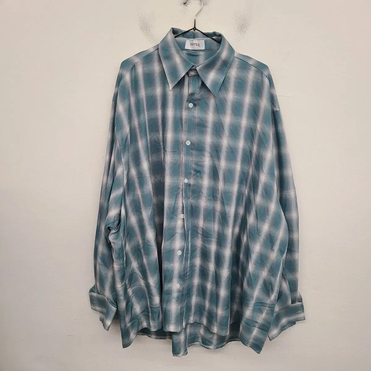 [120/4XL] Bimono Check Shirt