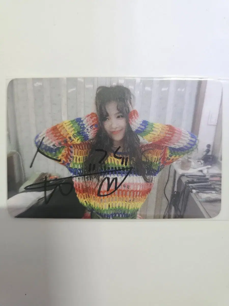 SEO Soojin signature photocard wts