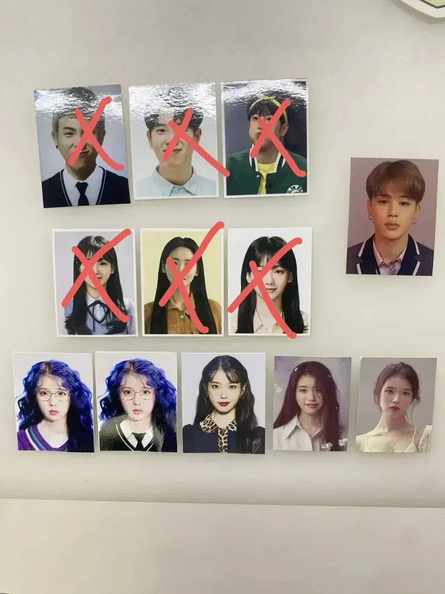 Proof photo iu block b p.o bangtan jimin Jiwoo Choi Namra Jo Hyun