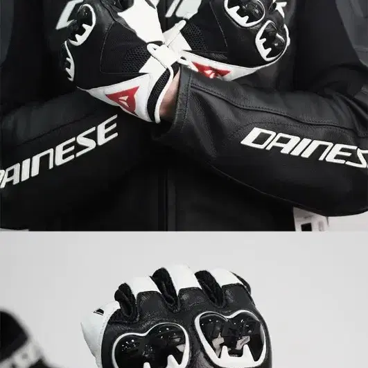 DAINESE 라이딩 가죽 장갑 다이네즈 바이크 글러브(L)