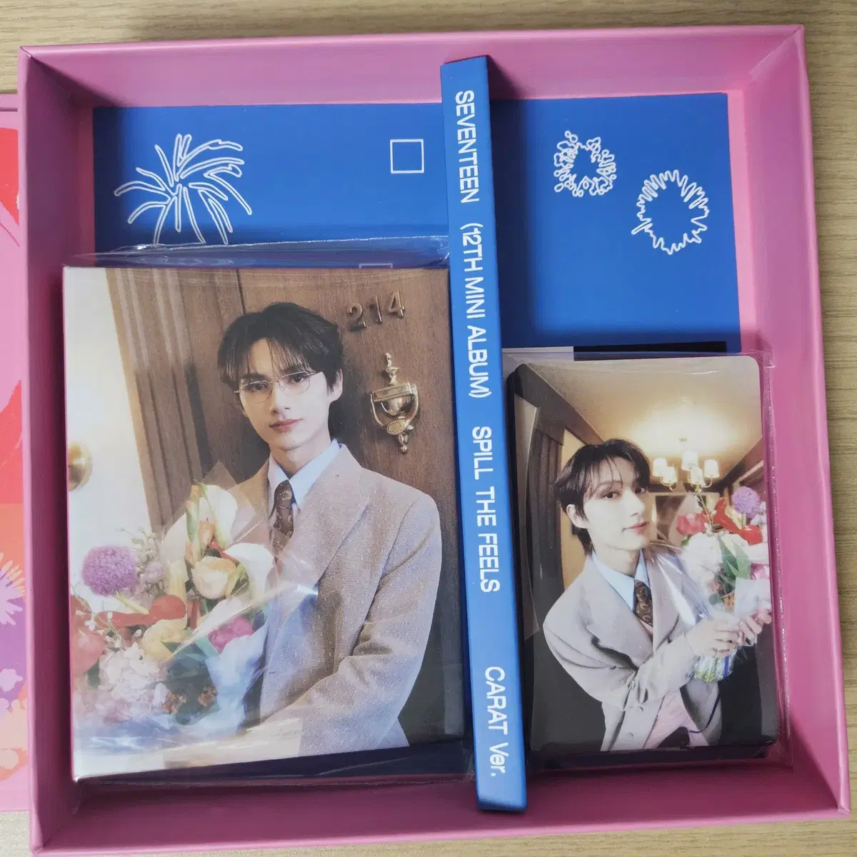 jun seventeen mini12carat vahn carat album binder