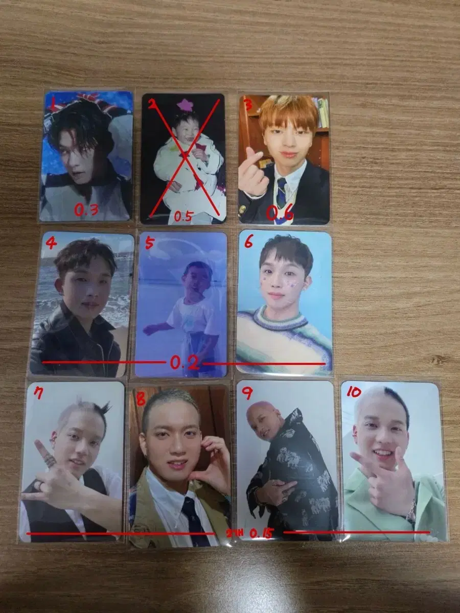 BTOB photocard Cleanup