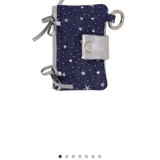 포지타니 Snug ribbon card wallet (DARK BLUE)