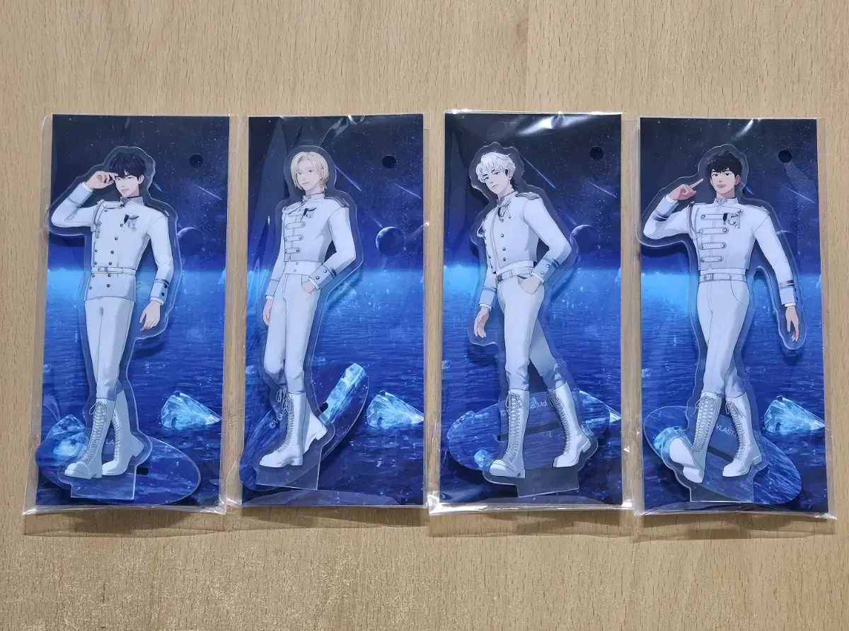 Sell plave uniforms acrylic stand 