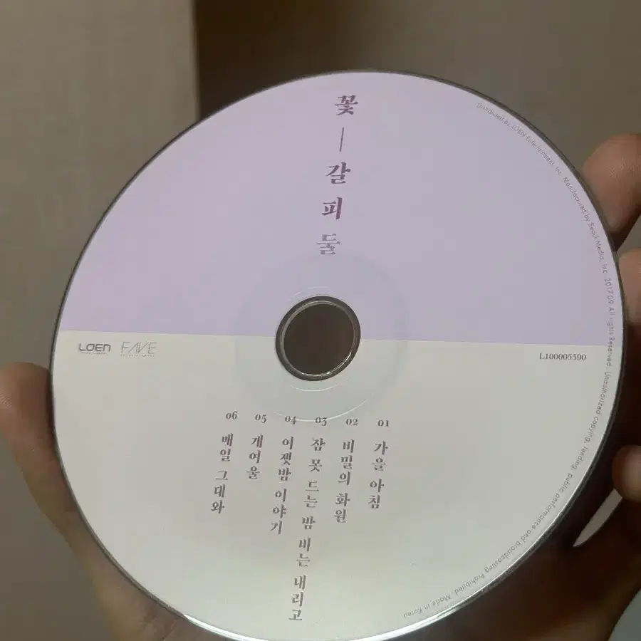 아이유 꽃갈피 둘 CD