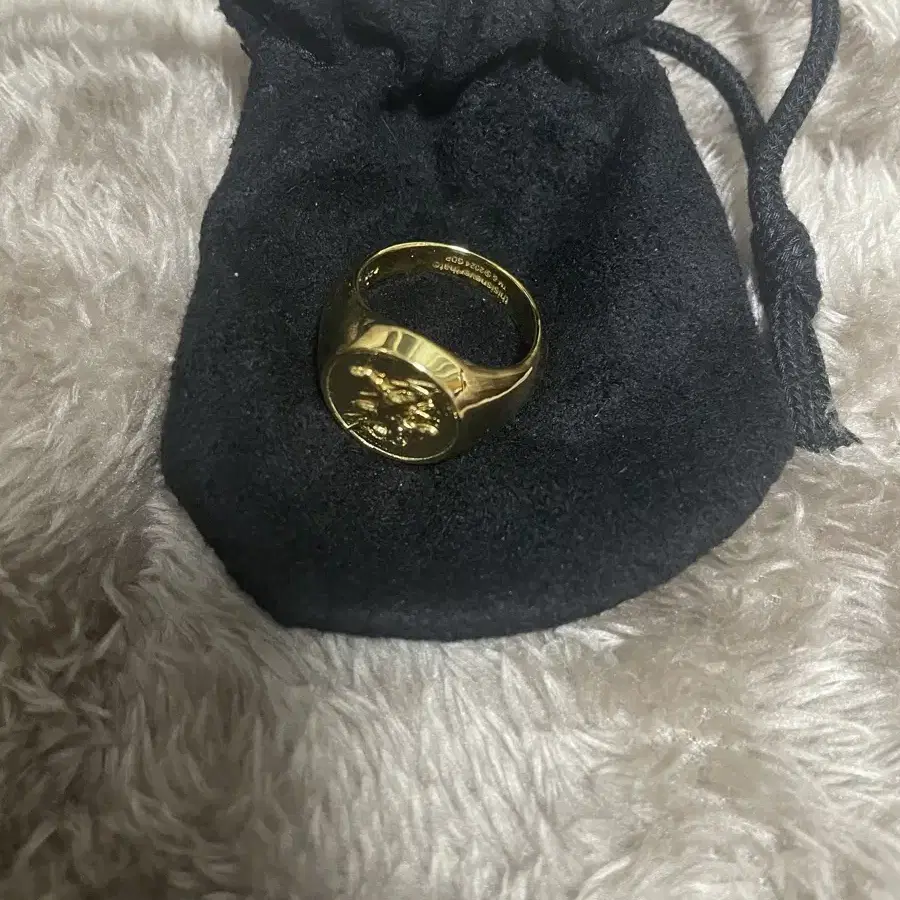 디스이즈네버댓 반지(GD Lightning Bear Ring Gold)