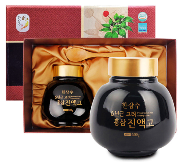 한삼수 6년근 고려홍삼 진액고 (500g x 2병)x2BOX