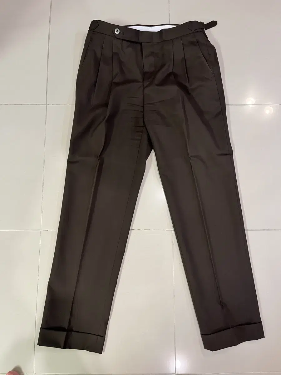 Velvet Brown Trouser Suit Pants Slacks M