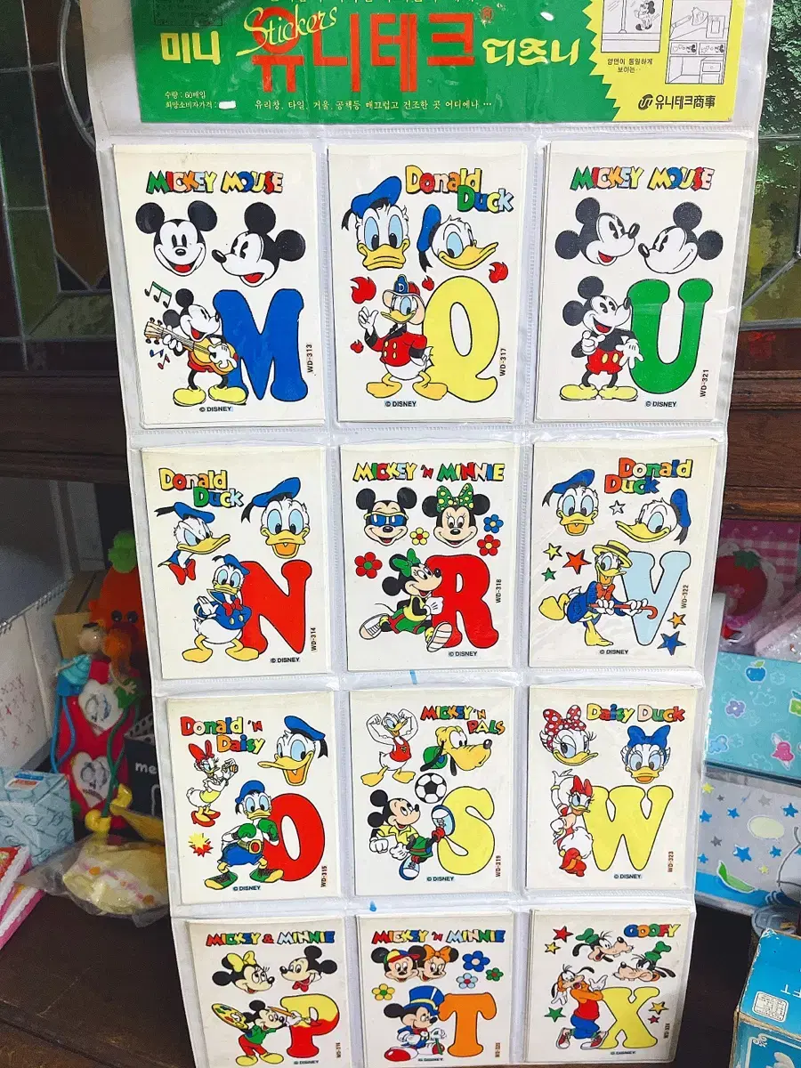 Classic Disney Unitech stickers