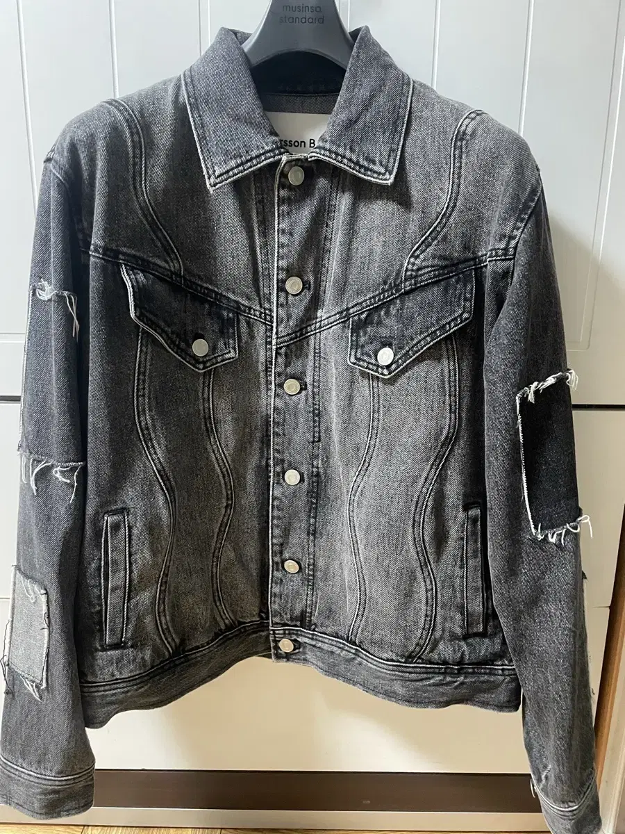 Anderson Belle Patchwork Denim Jacket M